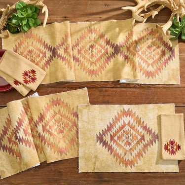 Fire In The Mountains Table Runner 36